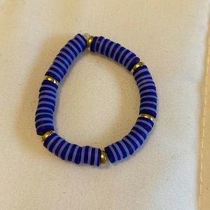 clay bead bracelet
